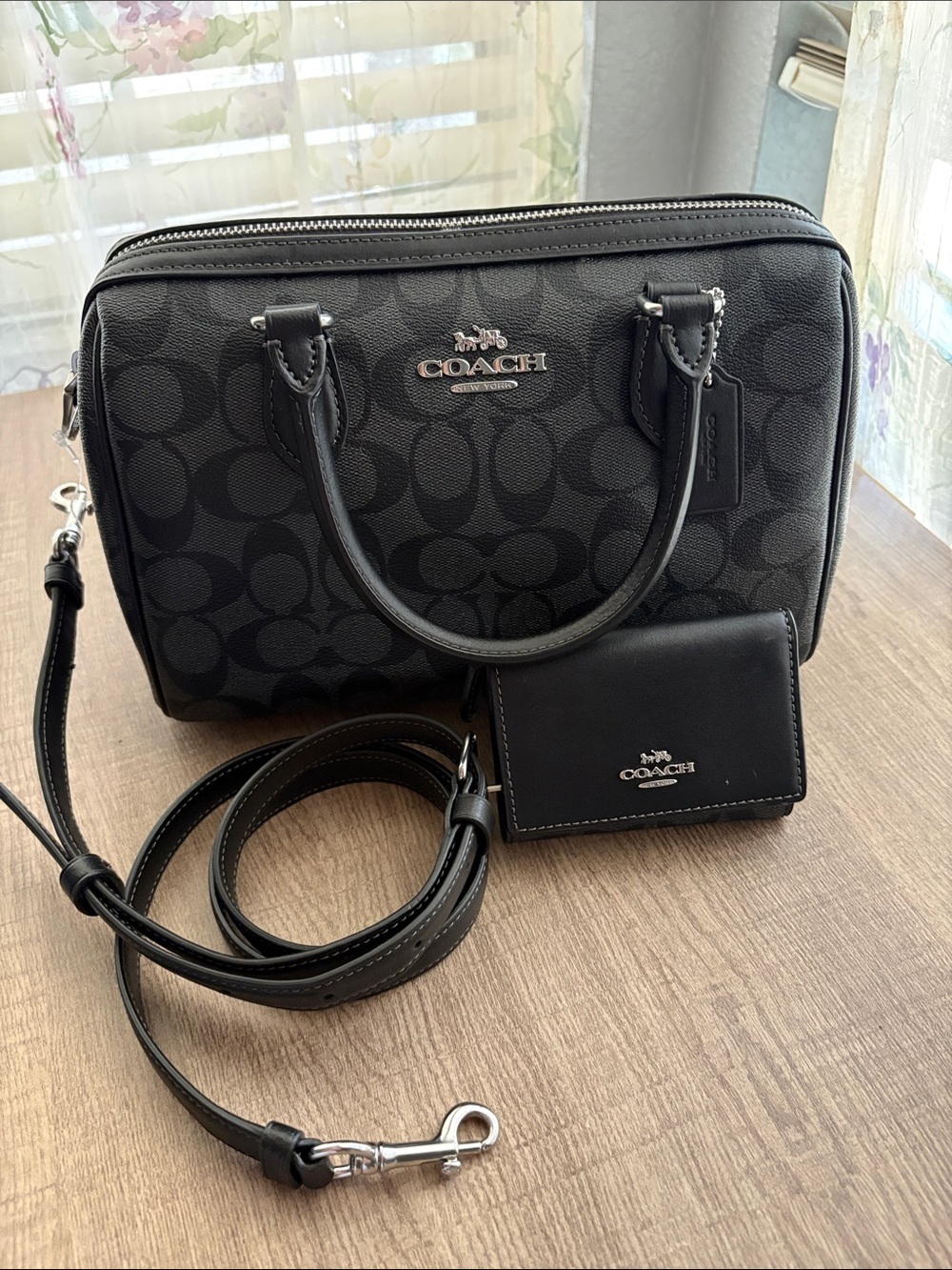 Rowan Satchel Bag with Card Case set